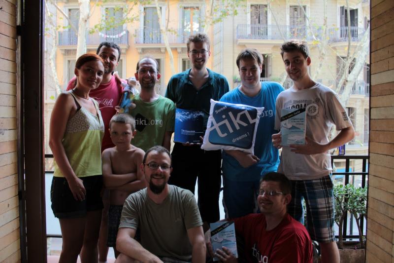 Group picutre at the last day of TikiFest BCN 2012 (missing gezza)